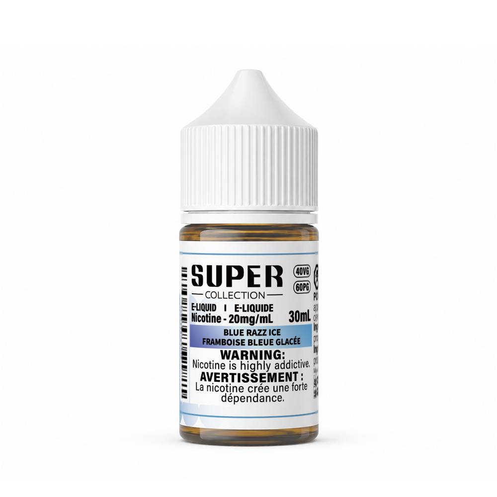 Super Collection Salt Nicotine E-Liquid 30mL - Blue Razz Ice